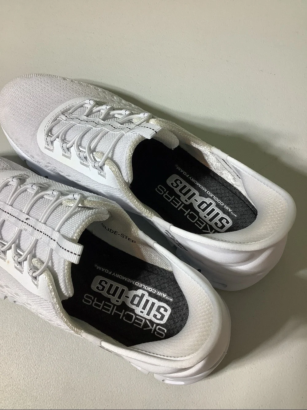 Skechers Slip-ins white sneakers, size 8.5